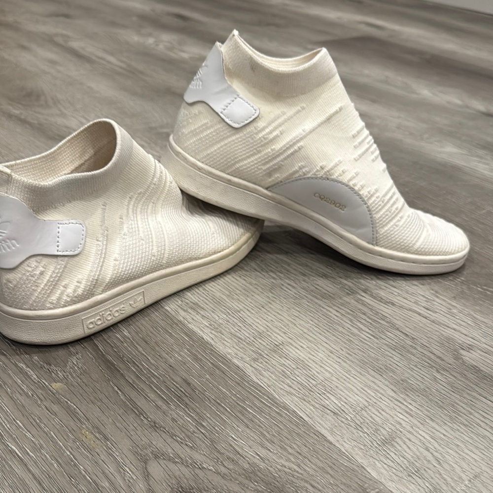 Adidas Cream Sneakers for Women